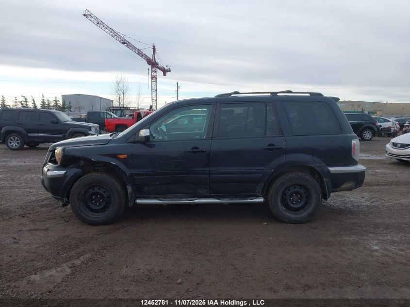 2006 Honda Pilot Ex VIN: 2HKYF18546H004586 Lot: 12452781