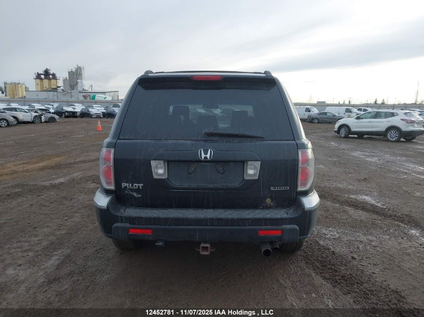 2006 Honda Pilot Ex VIN: 2HKYF18546H004586 Lot: 12452781
