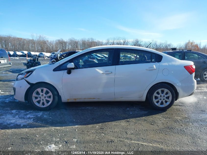 2015 Kia Rio Ex/Ex+/Lx/Lx+/Sx VIN: KNADM4A38F6425717 Lot: 12452814