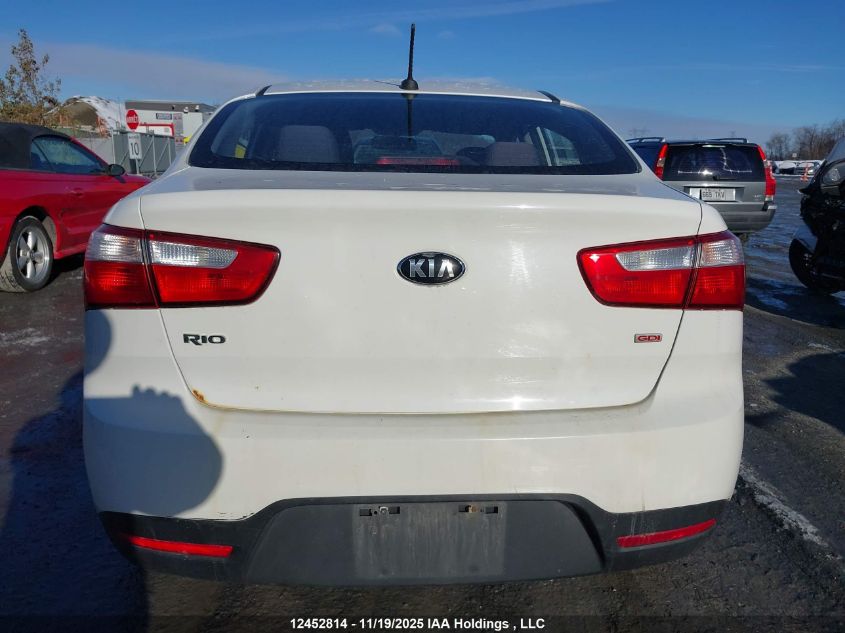 2015 Kia Rio Ex/Ex+/Lx/Lx+/Sx VIN: KNADM4A38F6425717 Lot: 12452814