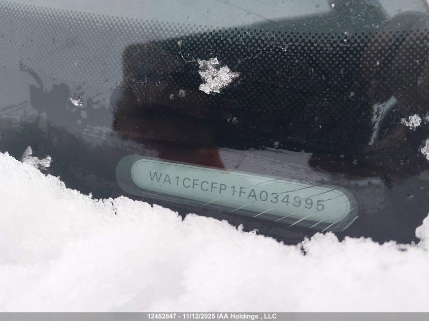 2015 Audi Q5 2.0T Komfort VIN: WA1CFCFP1FA034995 Lot: 12452847