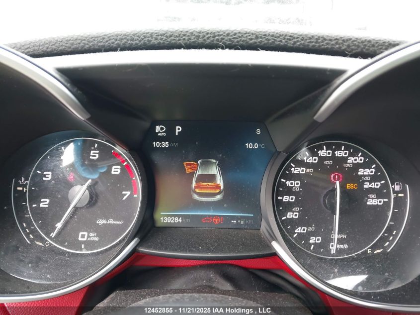 2017 Alfa Romeo Giulia Q4 VIN: ZARFAEDN9H7532480 Lot: 12452855