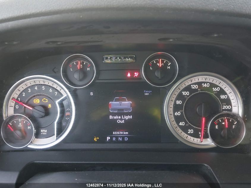 2014 Ram 1500 Slt VIN: 1C6RR7GT8ES227039 Lot: 12452874