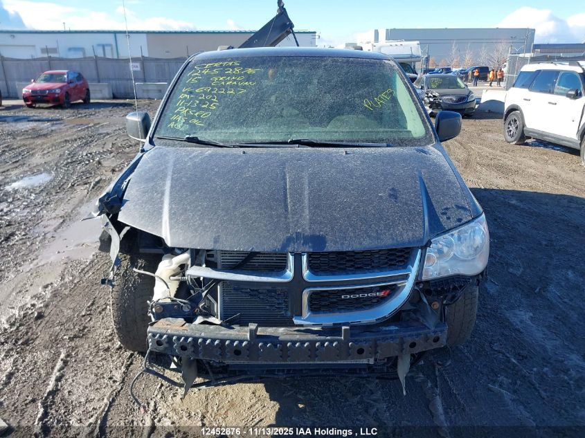 2015 Dodge Grand Caravan Crew VIN: 2C4RDGDG8FR692227 Lot: 12452876