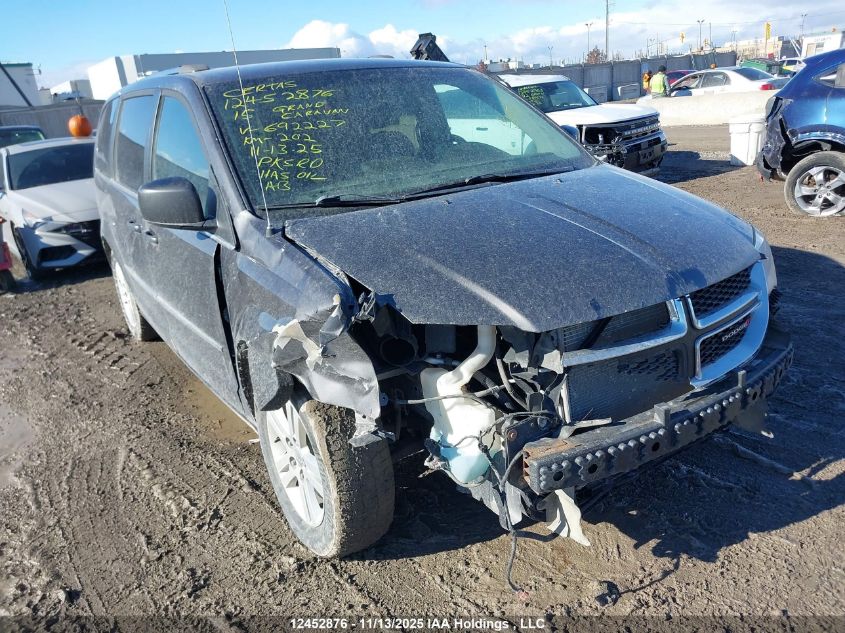 2015 Dodge Grand Caravan Crew VIN: 2C4RDGDG8FR692227 Lot: 12452876