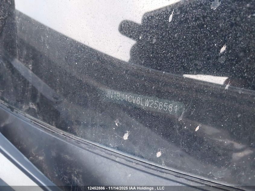 2020 Nissan Qashqai S/Sv VIN: JN1BJ1CV8LW258581 Lot: 12452886