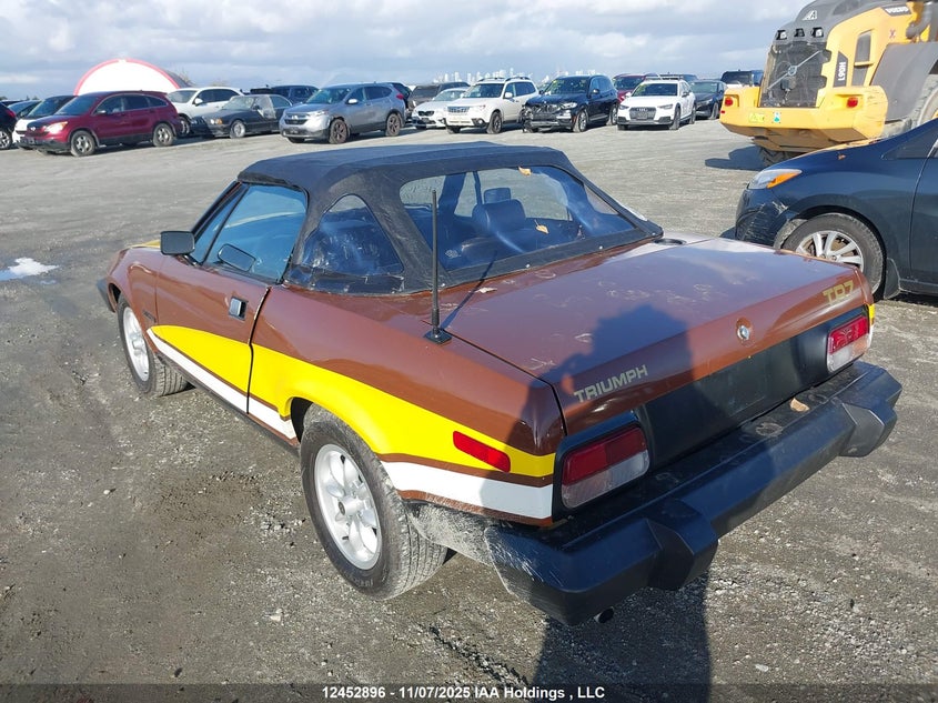 TPLDJ8AT203044 1980 TRIUMPH TR7 photo no. 3