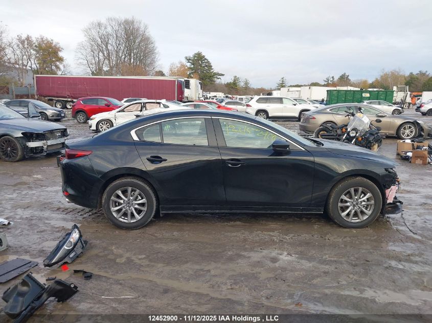 2025 Mazda 3 Select Sport VIN: JM1BPABM7S1796088 Lot: 12452900