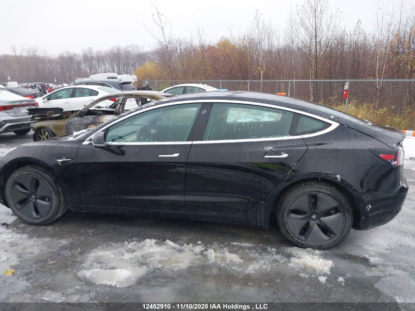 2019 Tesla Model 3 VIN: 5YJ3E1EA0KF403017 Lot: 12452910