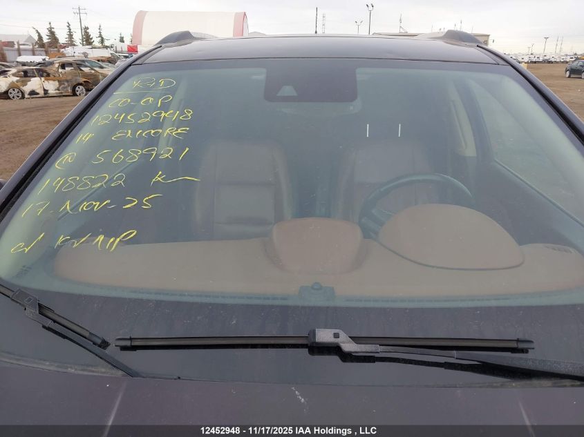 2014 Buick Encore Premium VIN: KL4CJHSB3EB568921 Lot: 12452948