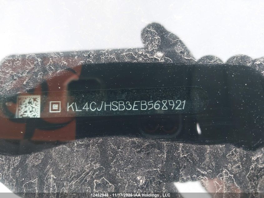 2014 Buick Encore Premium VIN: KL4CJHSB3EB568921 Lot: 12452948