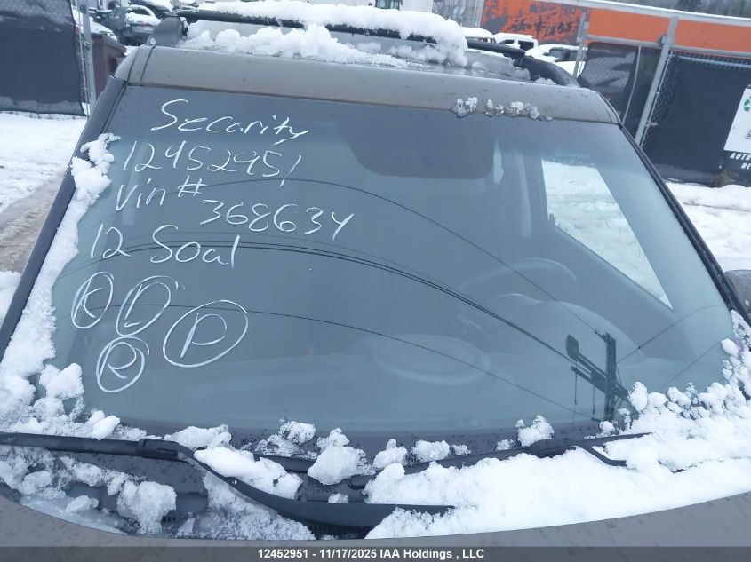 2012 Kia Soul 2.0L 2U/2.0L 4U/2.0L 4U Burner/2.0L 4U Luxury/2.0L 4U Retro VIN: KNDJT2A67C7368634 Lot: 12452951