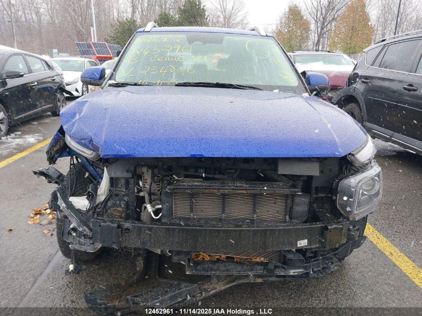 2023 Hyundai Venue Sel/Limited VIN: KMHRC8A35PU234820 Lot: 12452961