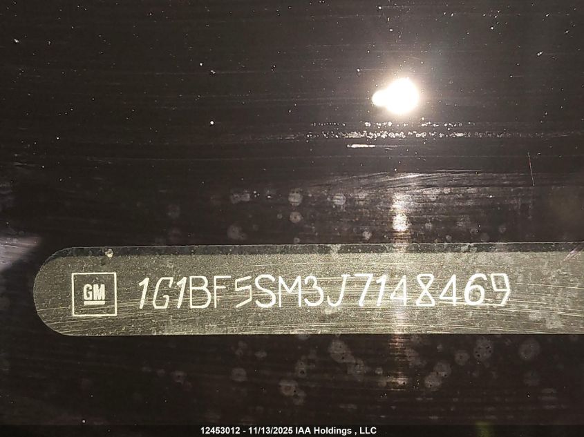 2018 Chevrolet Cruze Premier VIN: 1G1BF5SM3J7148469 Lot: 12453012