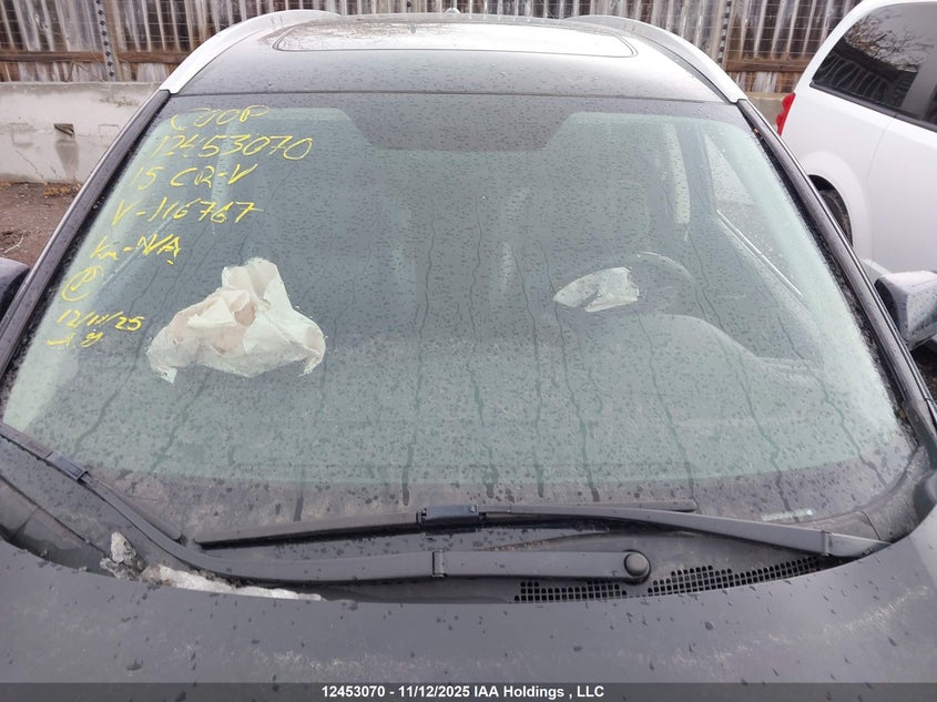 2015 Honda Cr-V Ex-L VIN: 2HKRM4H72FH116767 Lot: 12453070