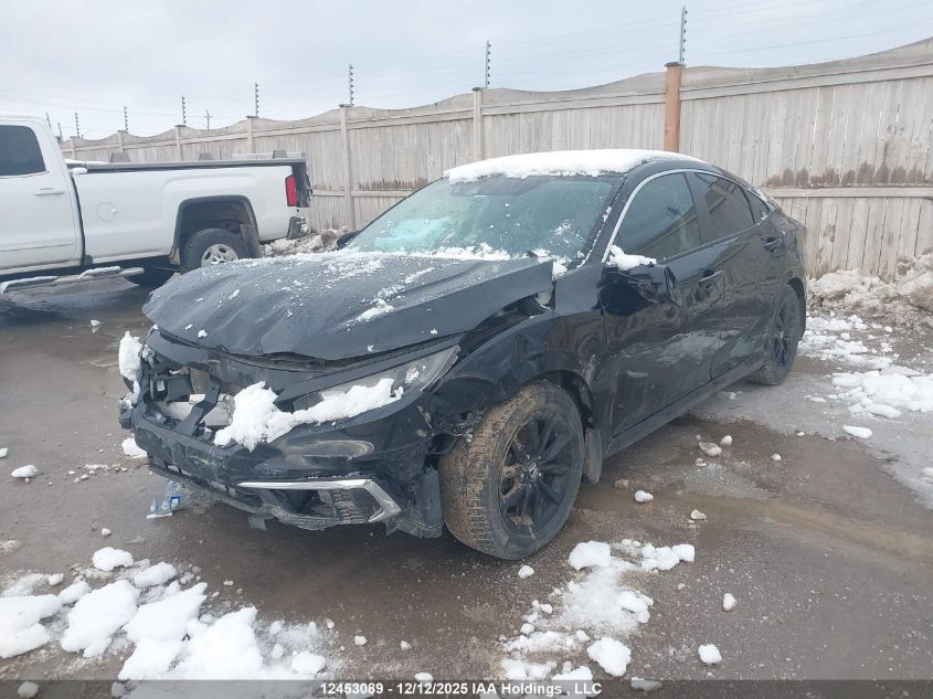 2020 Honda Civic Ex 4Dr VIN: 2HGFC2F73LH025252 Lot: 12453089