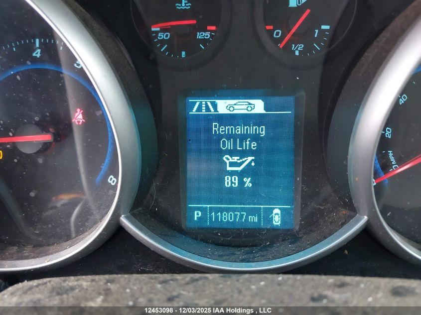 2013 Chevrolet Cruze Lt VIN: 1G1PC5SB4D7309090 Lot: 12453098