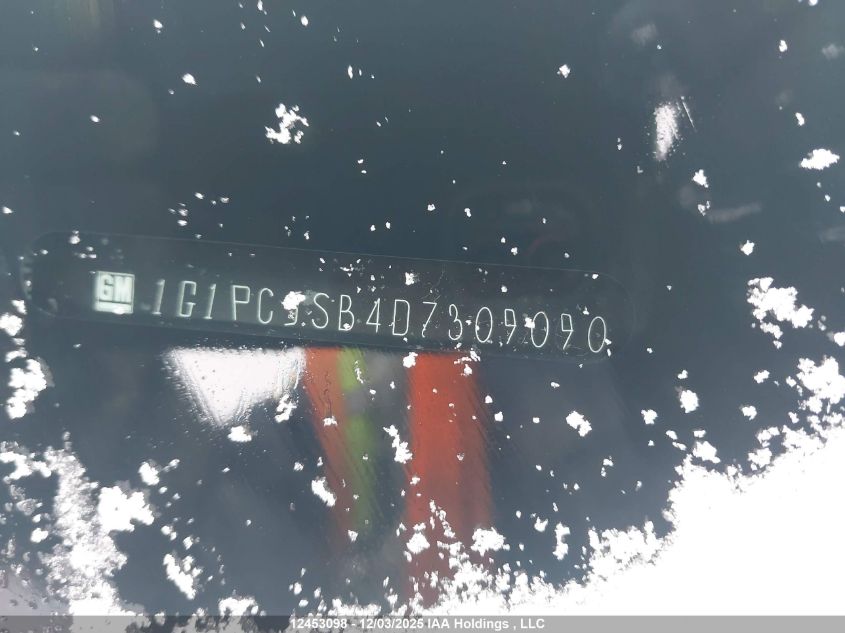 2013 Chevrolet Cruze Lt VIN: 1G1PC5SB4D7309090 Lot: 12453098