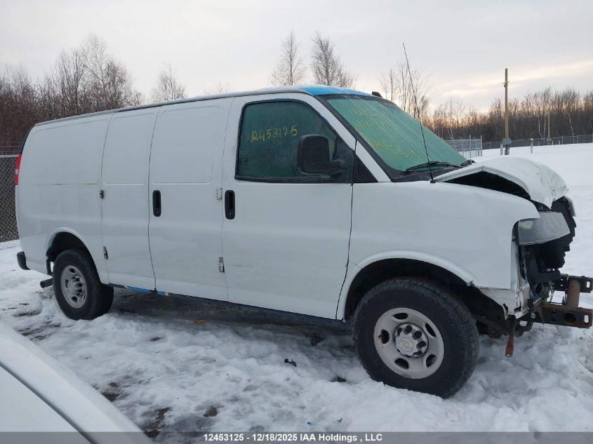 2020 Chevrolet Express 2500 Work Van VIN: 1GCWGAFP3L1180251 Lot: 12453125
