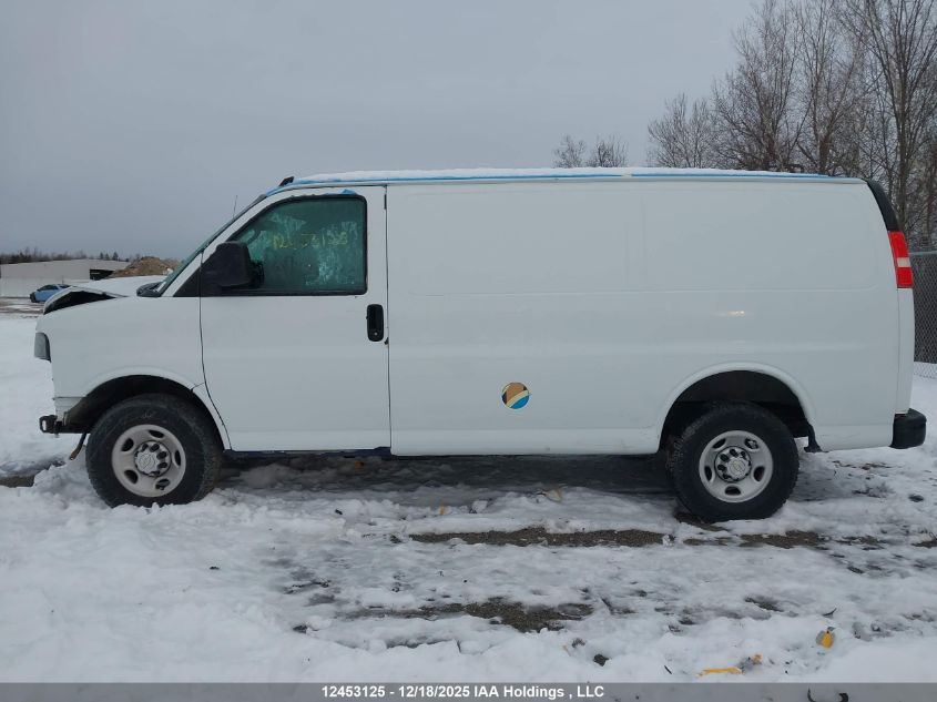 2020 Chevrolet Express 2500 Work Van VIN: 1GCWGAFP3L1180251 Lot: 12453125