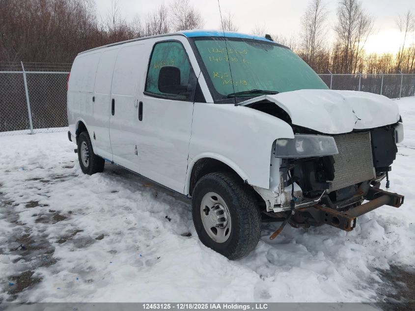 2020 Chevrolet Express 2500 Work Van VIN: 1GCWGAFP3L1180251 Lot: 12453125