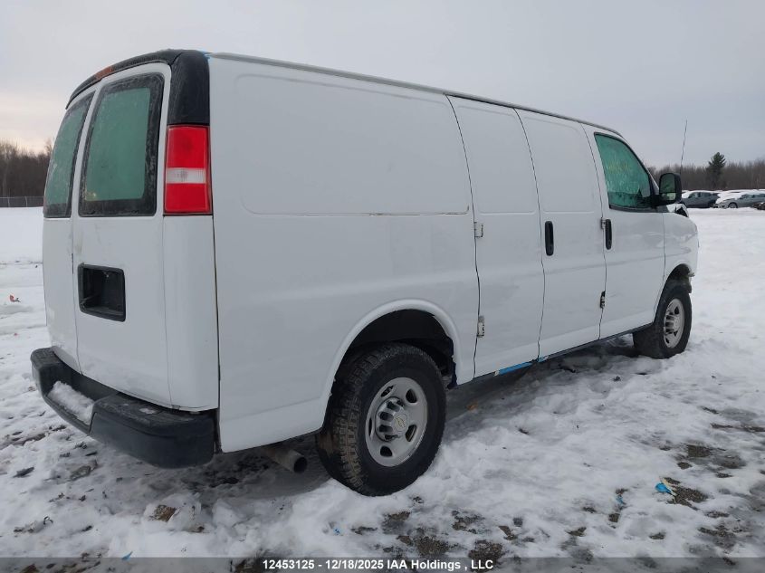 2020 Chevrolet Express 2500 Work Van VIN: 1GCWGAFP3L1180251 Lot: 12453125