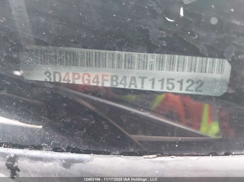 2010 Dodge Journey Se VIN: 3D4PG4FB4AT115122 Lot: 12453156