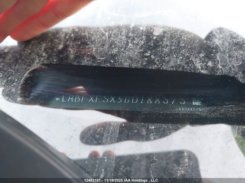 2016 Buick Envision Premium VIN: LRBFXFSX5GD188373 Lot: 12453161