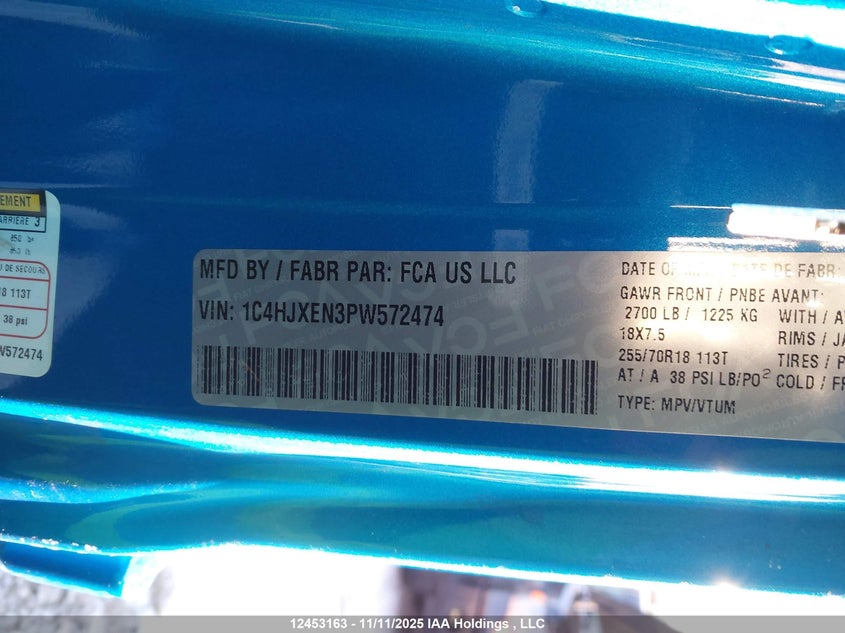 1C4HJXEN3PW572474 2023 JEEP WRANGLER photo no. 9