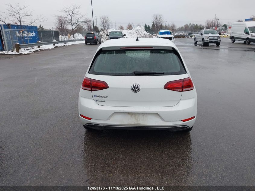 2019 Volkswagen E-Golf Sel Premium VIN: WVWPR7AU1KW900775 Lot: 12453173
