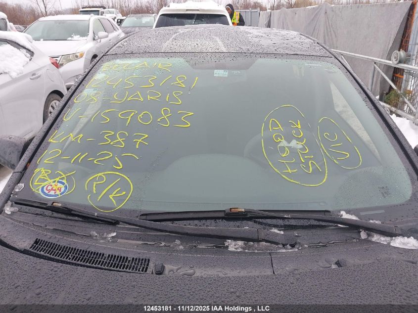 2008 Toyota Yaris VIN: JTDKT923885159083 Lot: 12453181