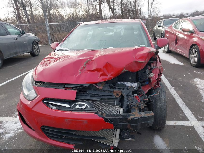 2013 Hyundai Accent Gl VIN: KMHCT4AE5DU405707 Lot: 12453191