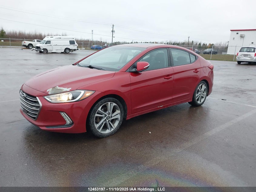 KMHD84LF1HU293800 2017 HYUNDAI ELANTRA photo no. 2