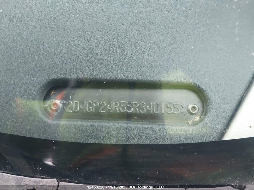 2D4GP24R85R340155 2005 DODGE CARAVAN photo no. 9