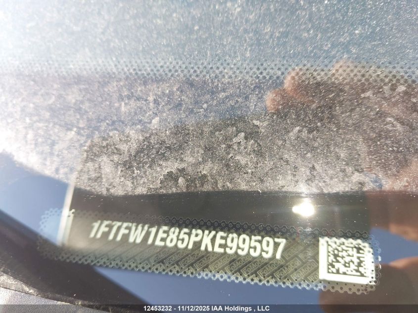 2023 Ford F-150 Lariat VIN: 1FTFW1E85PKE99597 Lot: 12453232