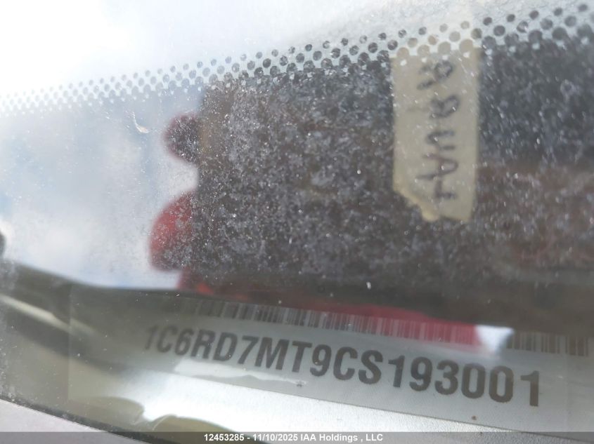 2012 Ram 1500 Sport VIN: 1C6RD7MT9CS193001 Lot: 12453285
