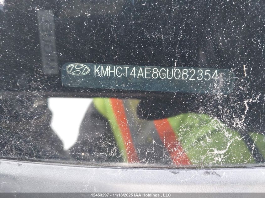 2016 Hyundai Accent VIN: KMHCT4AE8GU082354 Lot: 12453297