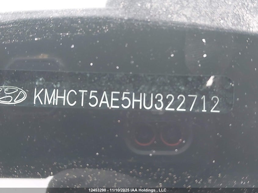 2017 Hyundai Accent Se VIN: KMHCT5AE5HU322712 Lot: 12453298
