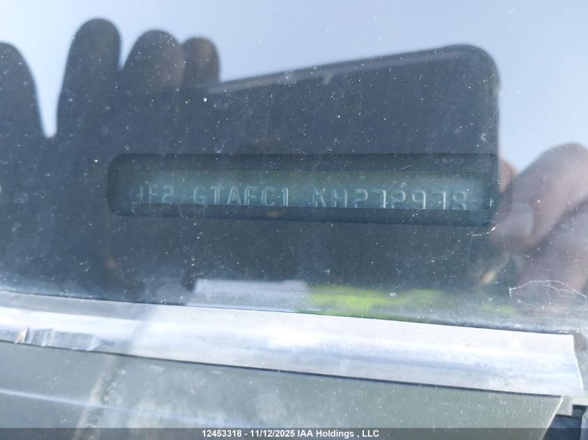 2019 Subaru Crosstrek Sport VIN: JF2GTAFC1KH272978 Lot: 12453318