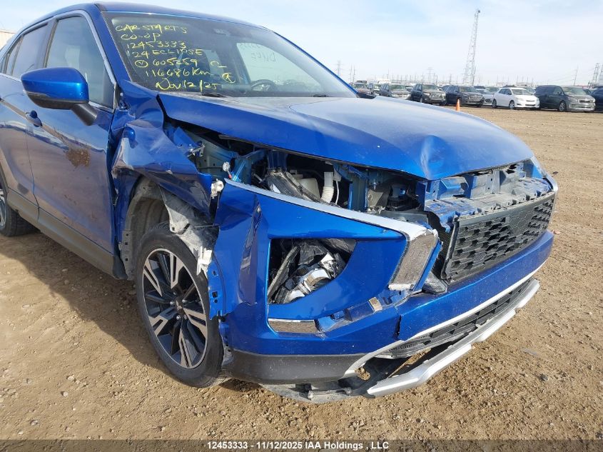 2024 Mitsubishi Eclipse Cross Le/Ralliart VIN: JA4ATVAA3RZ605259 Lot: 12453333