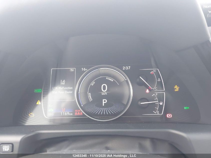 2025 Lexus Es 300H 300H VIN: 58AB21B15SU015351 Lot: 12453345