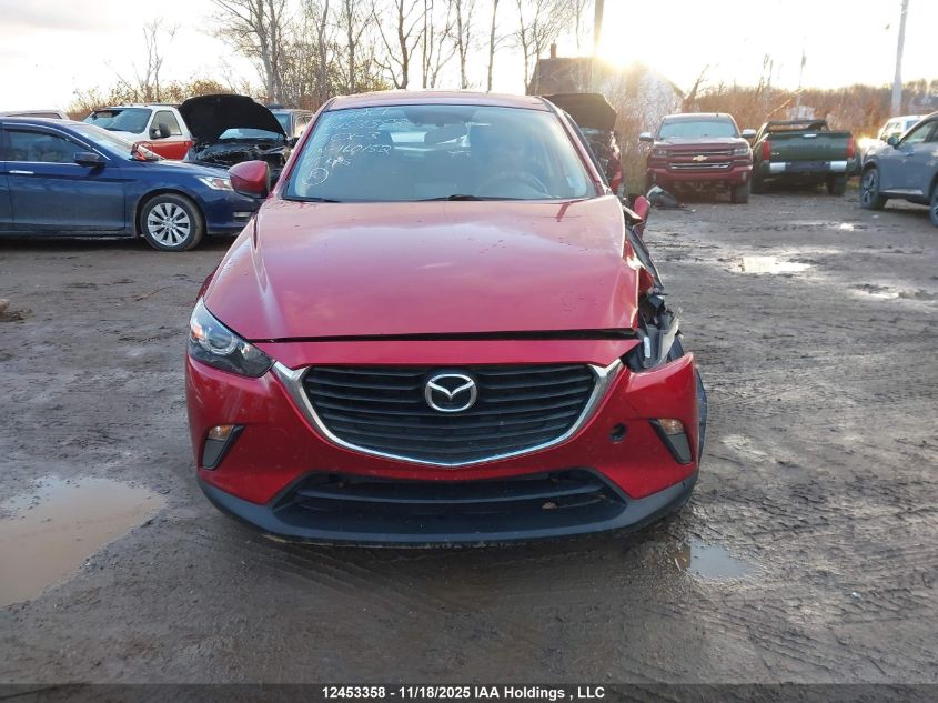 2017 Mazda Cx-3 Touring VIN: JM1DKFC75H0160152 Lot: 12453358