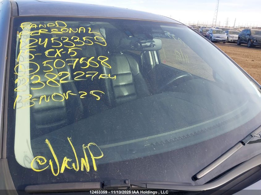2015 Mazda Cx-5 Gt VIN: JM3KE4DYXF0507568 Lot: 12453359