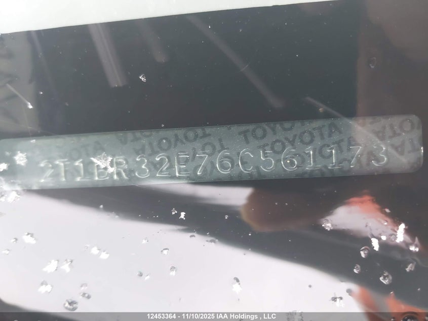 2T1BR32E76C561173 2006 TOYOTA COROLLA photo no. 19