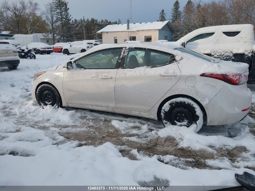 2015 Hyundai Elantra Gls VIN: KMHDH4AH6FU413673 Lot: 12453373