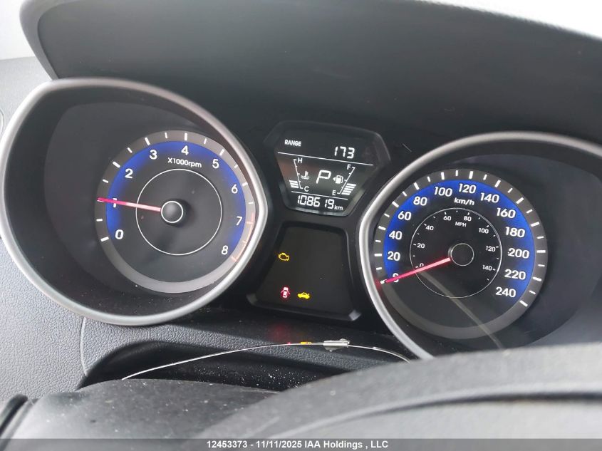 2015 Hyundai Elantra Gls VIN: KMHDH4AH6FU413673 Lot: 12453373