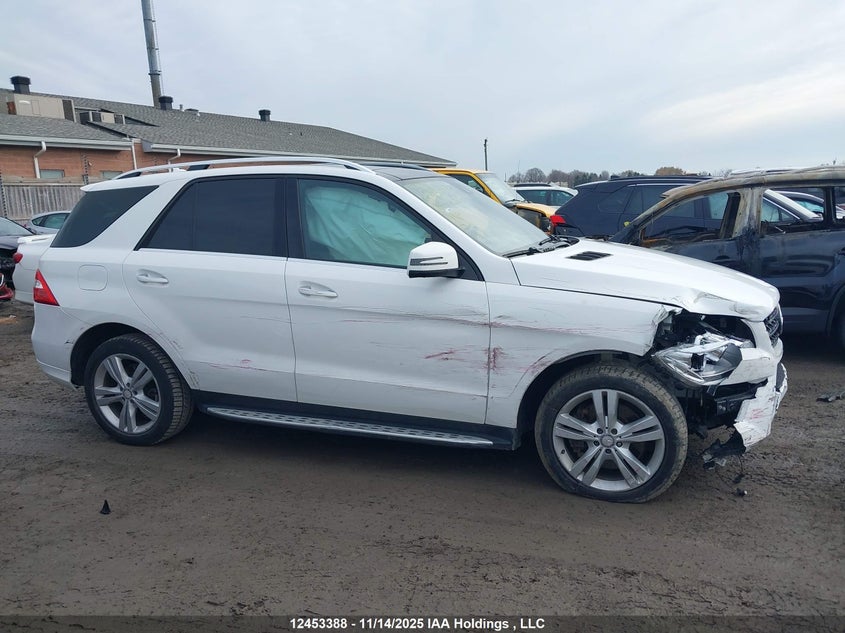 2015 Mercedes-Benz Ml 350 Bluetec 4Matic VIN: 4JGDA2EB5FA609796 Lot: 12453388