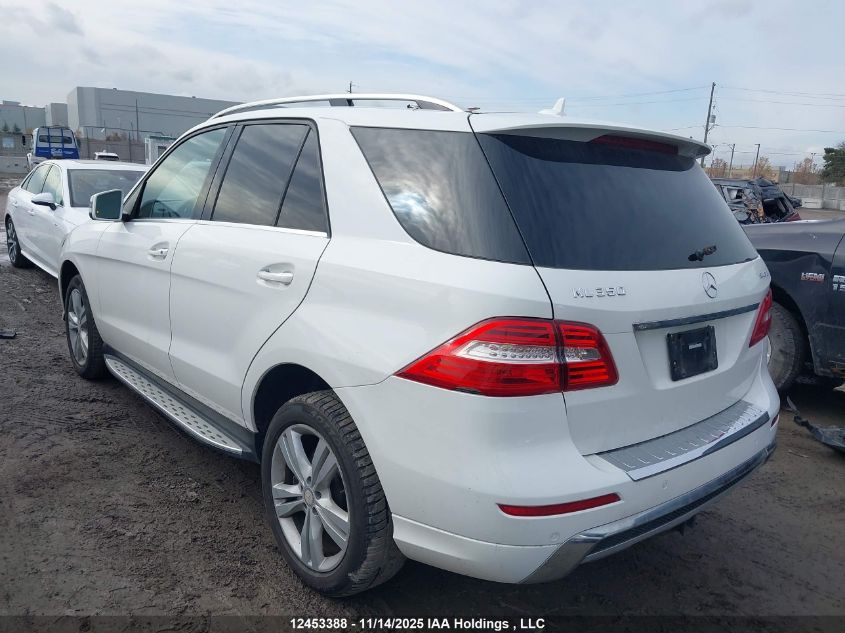 2015 Mercedes-Benz Ml 350 Bluetec 4Matic VIN: 4JGDA2EB5FA609796 Lot: 12453388