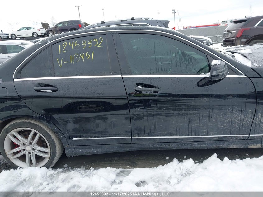2013 Mercedes-Benz C 300 4Matic VIN: WDDGF8AB6DG113451 Lot: 12453392