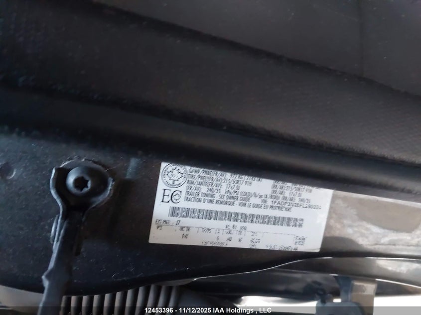1FADP3N28FL290204 2015 FORD FOCUS photo no. 18
